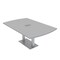 Skutchi Designs 45.25 in W, 71.5 in L, 29 in H, Engineered Wood Top, Grey HAR-AREC-46X72-DOU-ELEC-XD01 - alternate 1